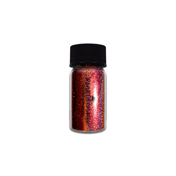 Galaxy Red Holographic Nail Chrome