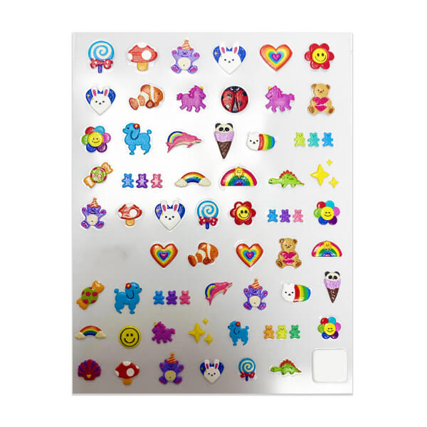 5D Cute Icons Sticker Sheet