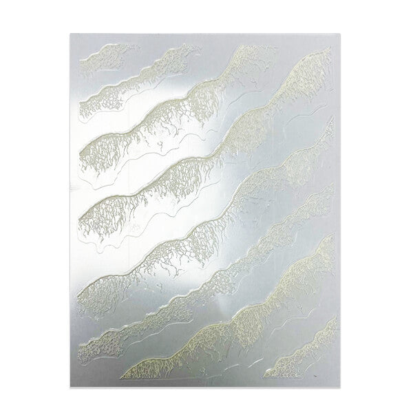 5D Ocean Spray Pattern Sticker Sheet