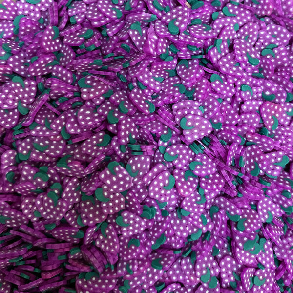 Purple Grape Fimo Slices