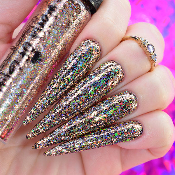 Istanbul Rose Gold Holo Glitter