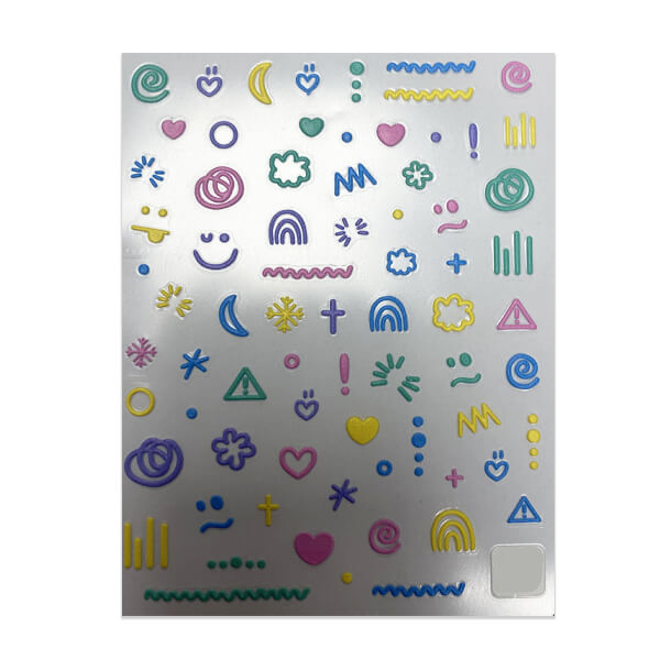 5D Symbol Sticker Sheet
