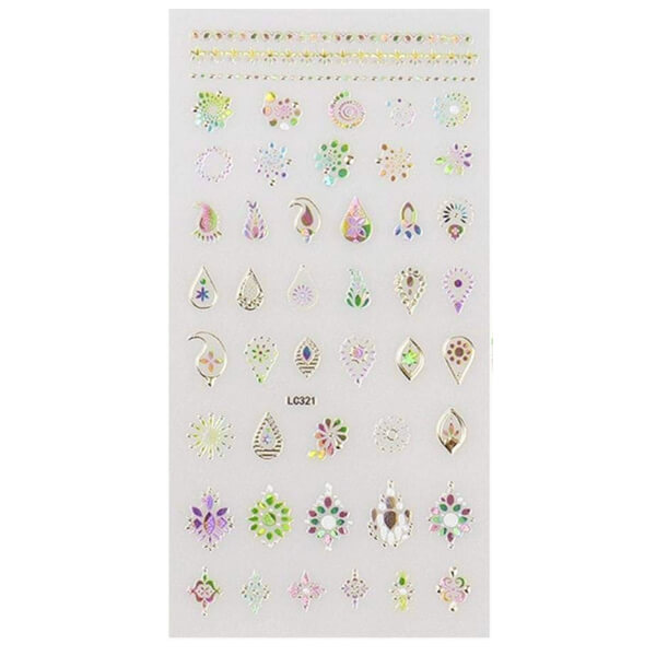 "April Showers" Nail Stickers