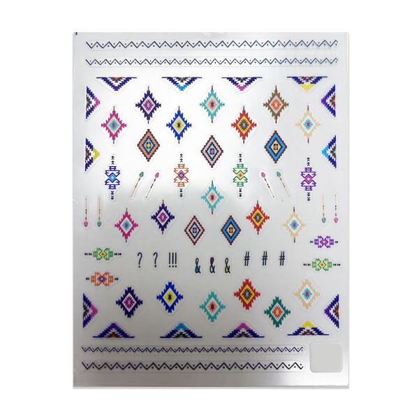 Aztec Patterns Sticker Sheet