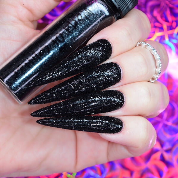 UPDATED] 35+ Classic Black Sparkly Nails
