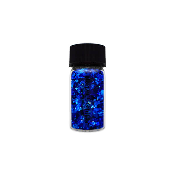 Galactic Blue Holographic Flakes