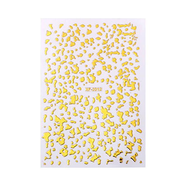 Gold Foil Nail Sticker Sheet