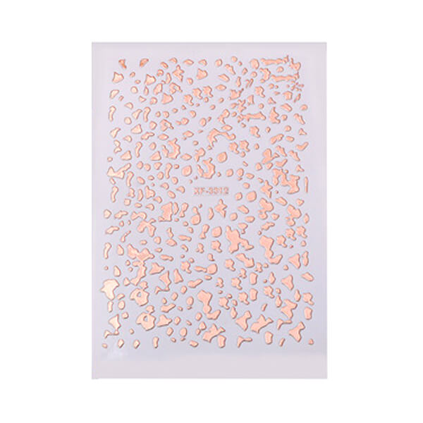Rose Gold Nail Foil Sticker Sheet