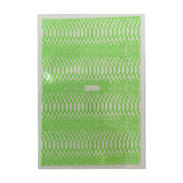 Snake Print Sticker Sheet Green