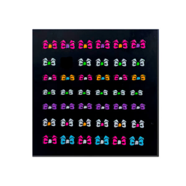 Neon Bow Sticker Sheet