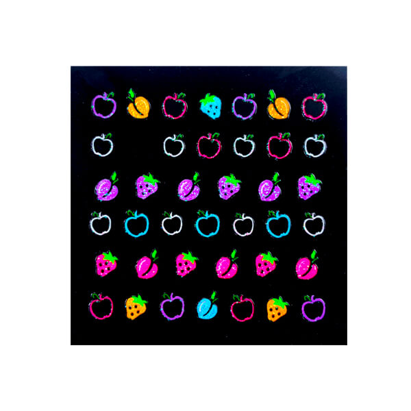Neon Fruit Sticker Sheet