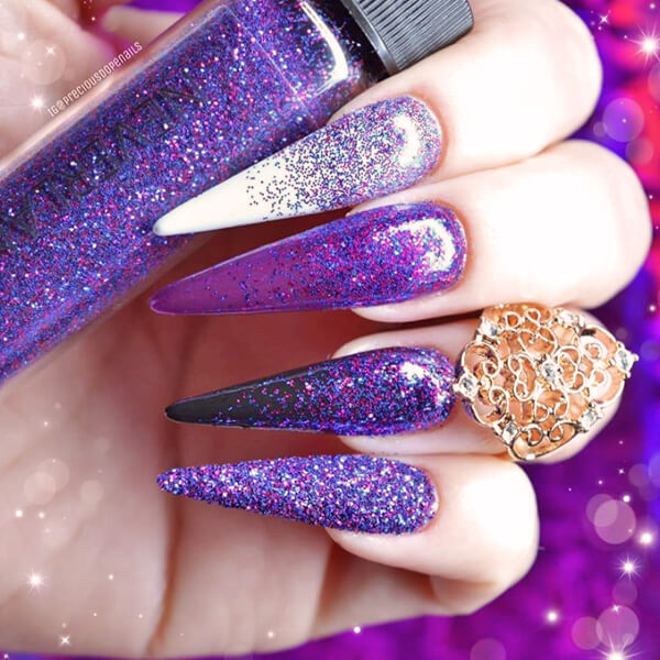 Neverland Purple Nail Glitter