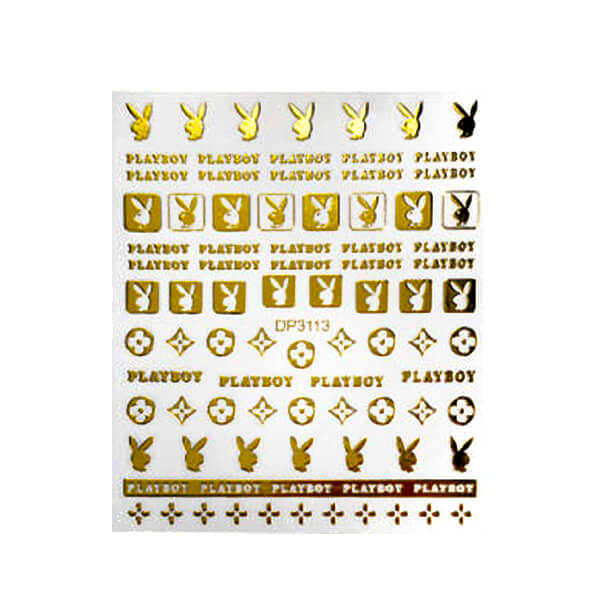 Playboy Gold Sticker Sheet