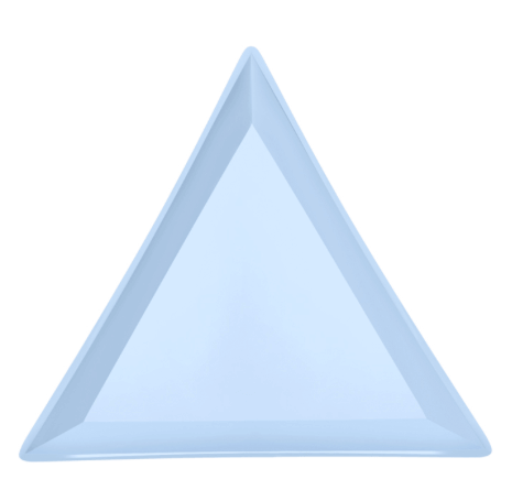 Triangle Spill Tray Blue