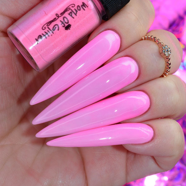 Vibrant Neon Poms, Fluorescent Pink